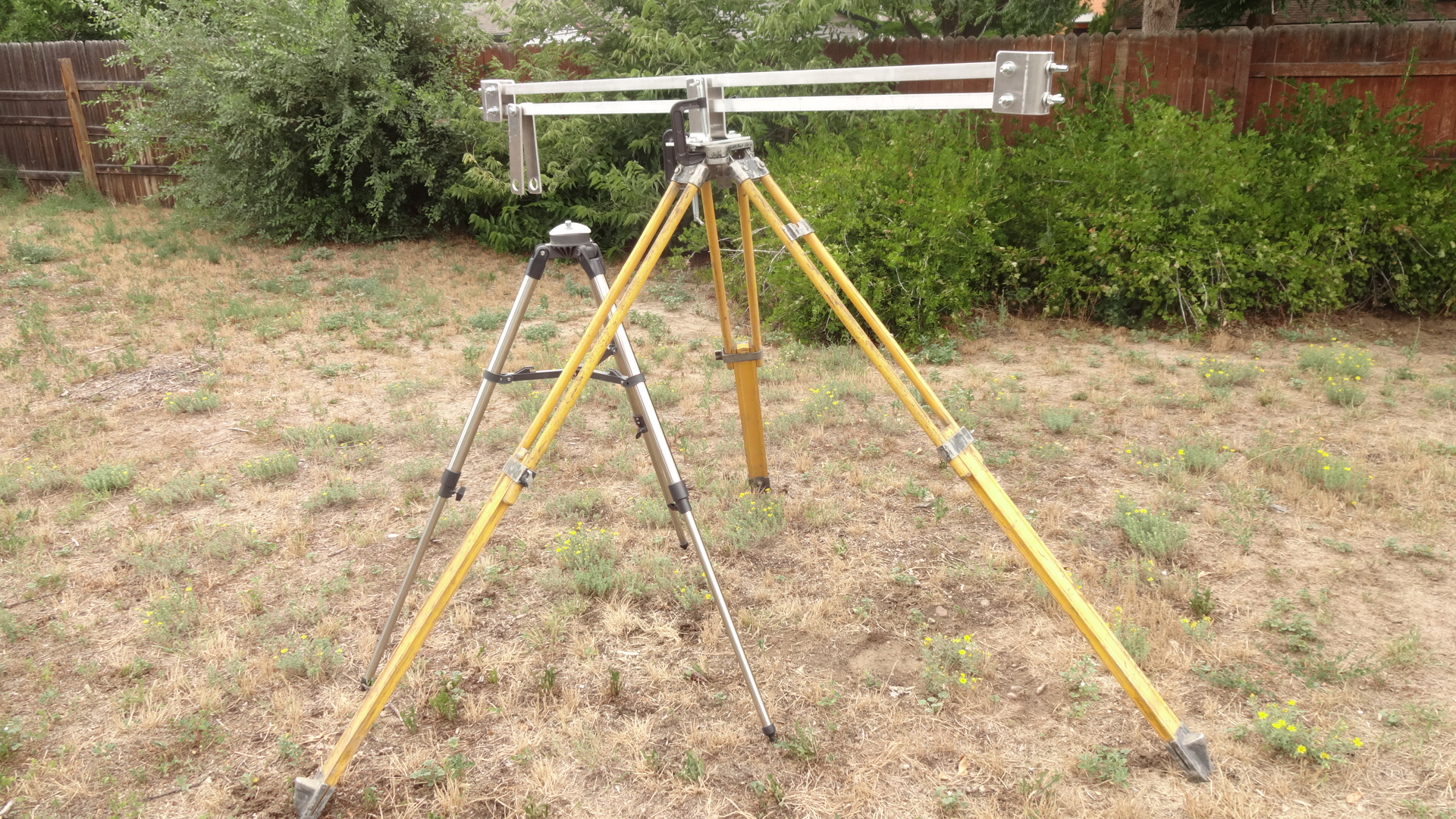 brunson and celestron tripods side by side